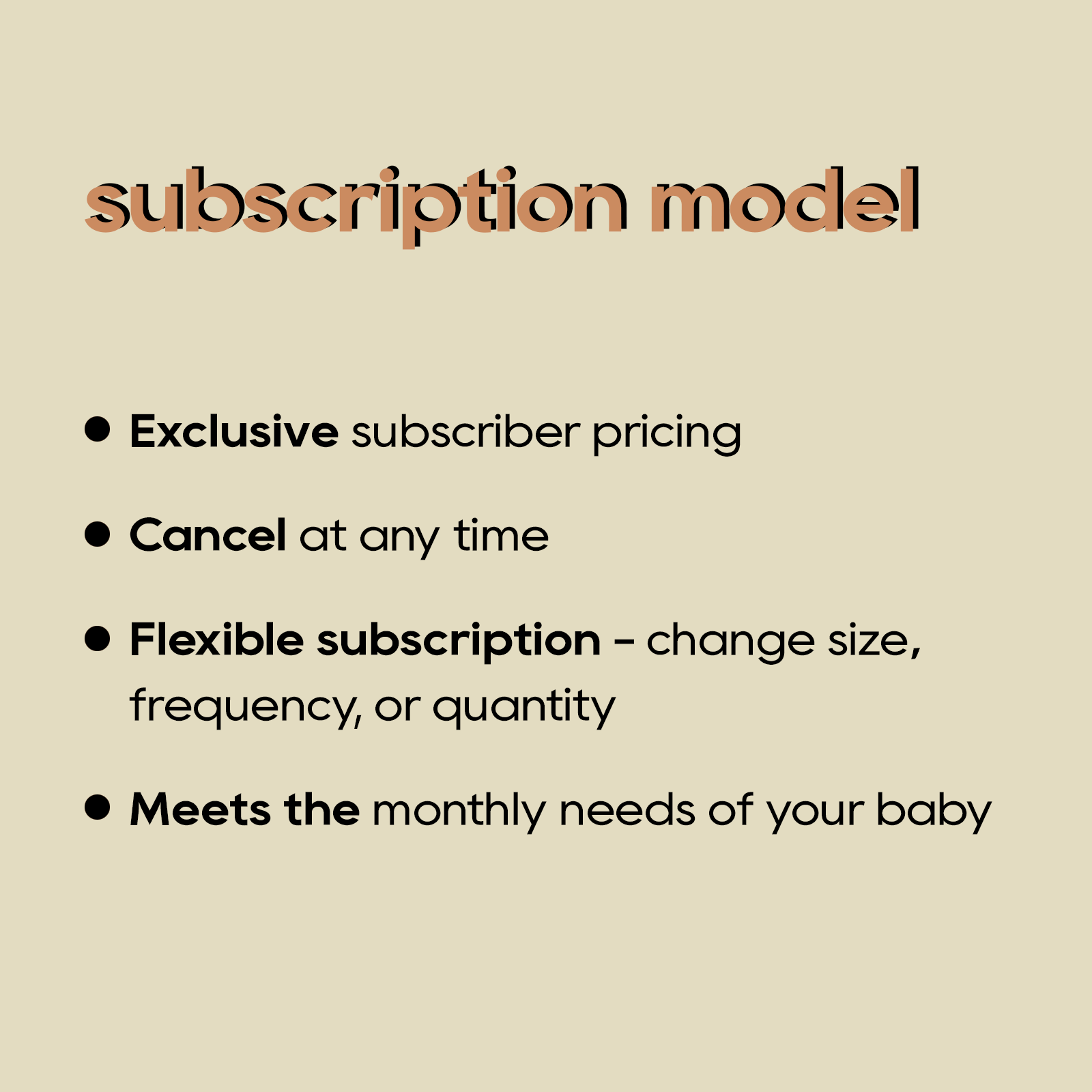 ECO BOOM Bamboo Baby Diapers Subscription in bamboo viscose - Subscription Model