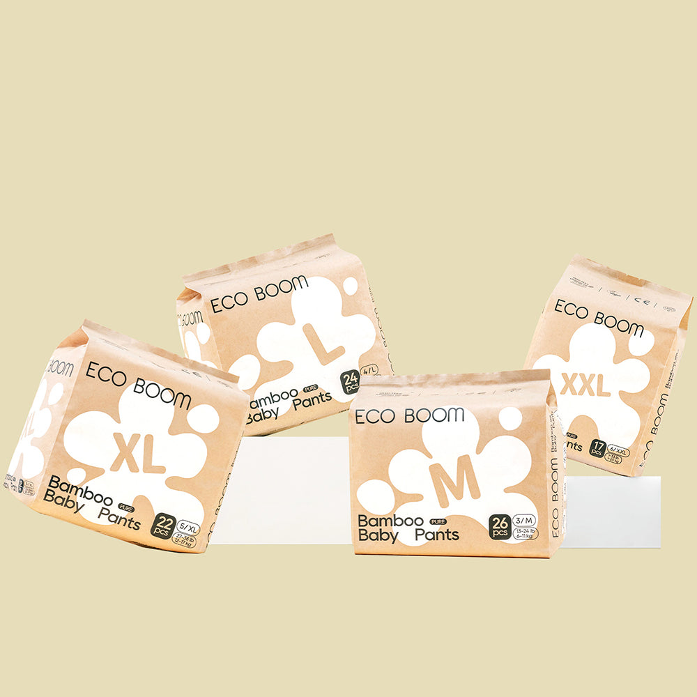 ECO BOOM Bamboo Baby Pants in bamboo viscose - Lifestyle Phone Indoor