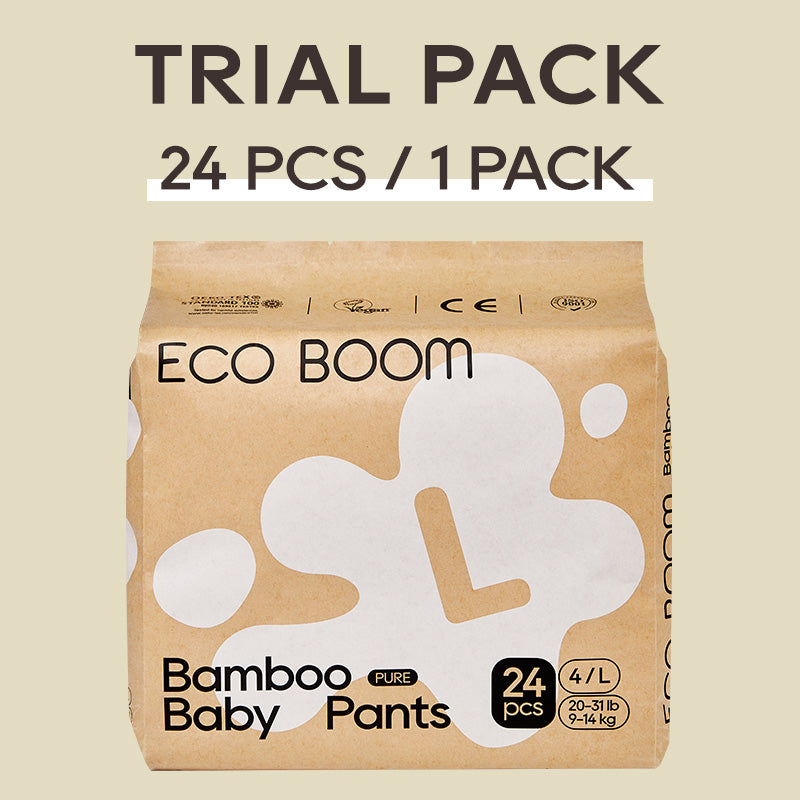 ECO BOOM Bamboo Baby Pants in bamboo viscose - Size L
