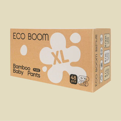 ECO BOOM Bamboo Baby Pants in bamboo viscose - Size L Subscription Side Angel