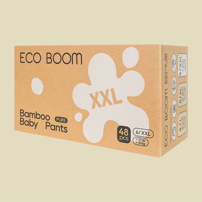 ECO BOOM Bamboo Baby Pants in bamboo viscose - Size XXL Subscription Side Angel