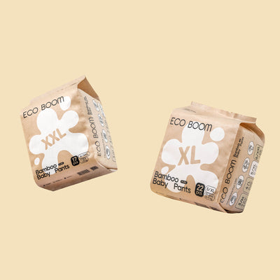 ECO BOOM Bamboo Baby Pants in bamboo viscose - Side Angle