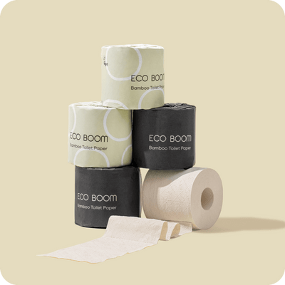 ECO BOOM Bamboo Toilet Paper in Tree-Free - Front View