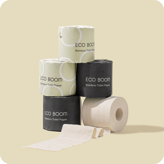 ECO BOOM Bamboo Toilet Paper in Tree-Free - Front View