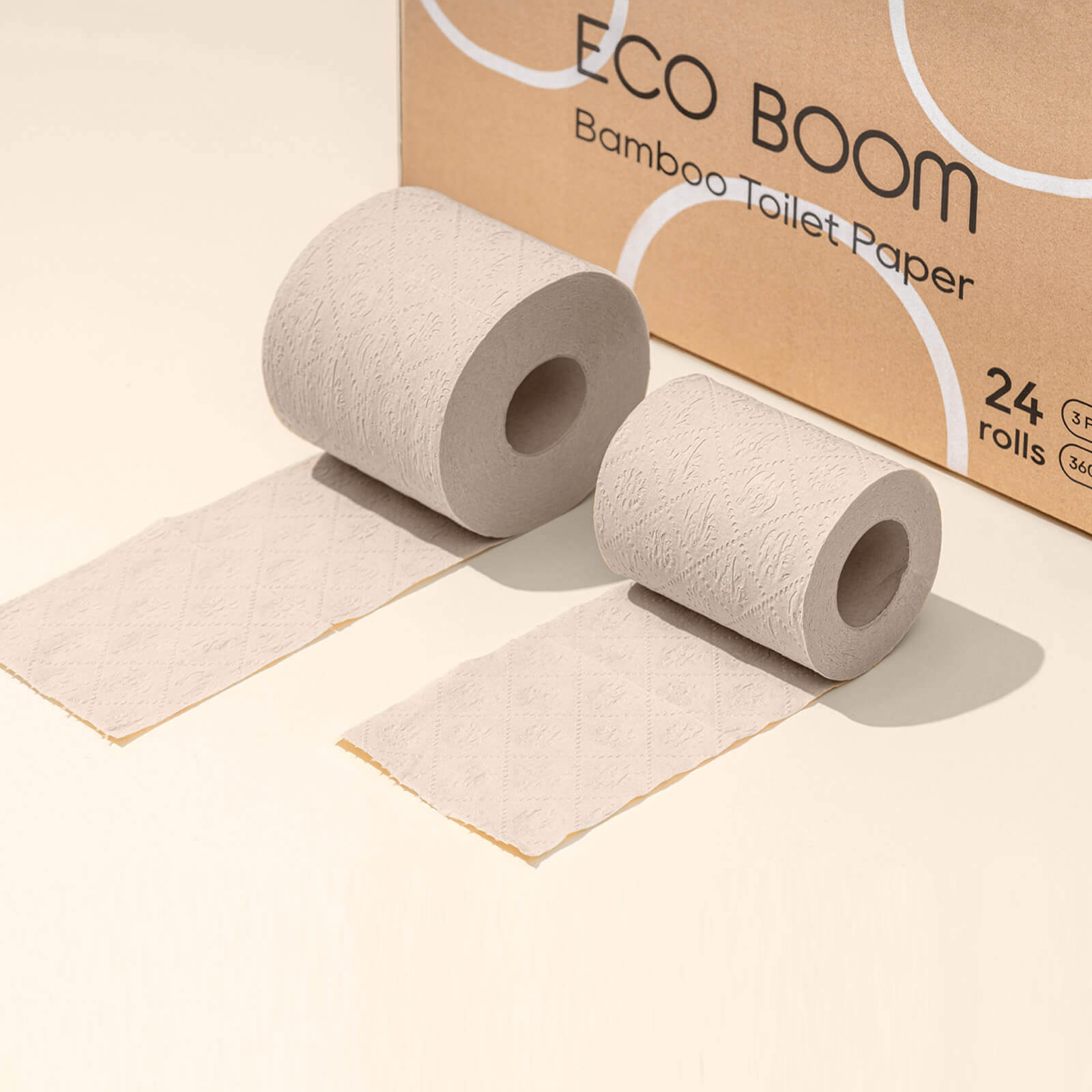 ECO BOOM Bamboo Toilet Paper in Tree-Free - Lifestyle Indoor