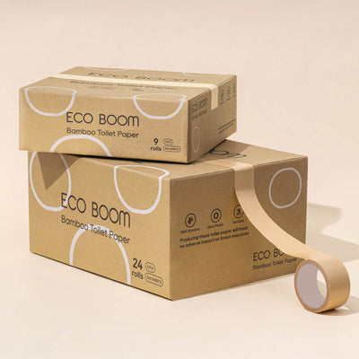 ECO BOOM Bamboo Toilet Paper in Tree-Free - Side Angle