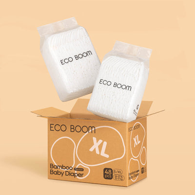 ECO BOOM Bamboo Baby Diapers Subscription in bamboo viscose - Inside View