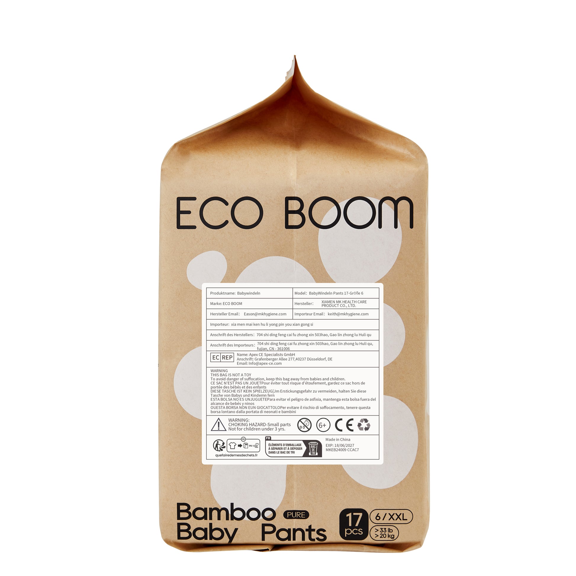 Bamboo Training Pants Trail Pack